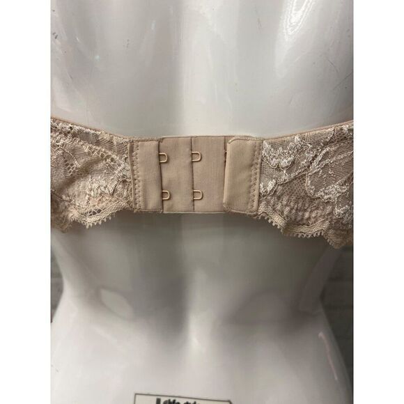 M&S Lingerie Women Almond Bra With Lace Detail Size 40D - Picture 7 of 11